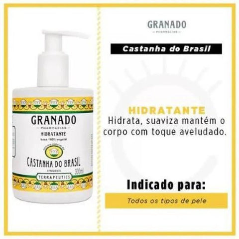 Hidratante Corporal Terrapeutics Castanha Do Brasil Granado - 300ml