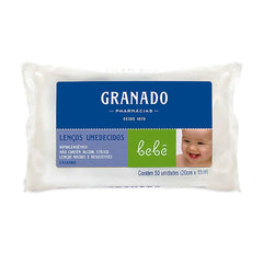 Lenço Umedecido Granado Bebê Lavanda  50 Unidades