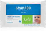 Lenço Umedecido Granado Bebê  Pele Sensível  50 Unidades