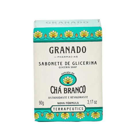 Sabonete Barra Granado Glicerinado Chá Branco 90g
