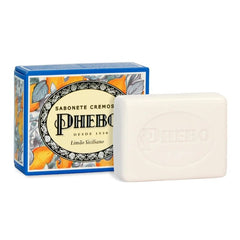 Sabonete Cremoso Phebo Mediterrâneo Limão Siciliano, Barra, 1 Unidade Com 100G