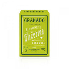 Sabonete Granado Glicerina Erva-Doce, Barra, 1 Unidade Com 90G