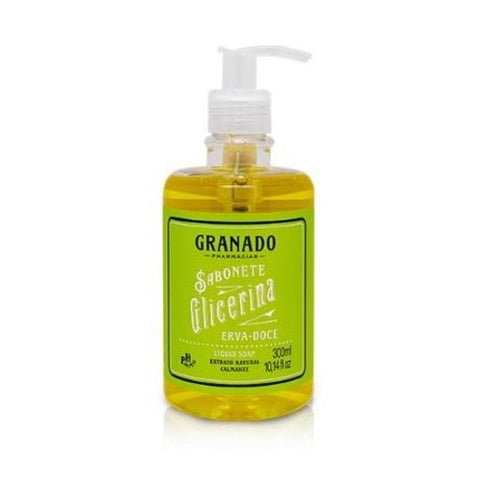 Sabonete Granado Glicerina Erva-Doce, Líquido, 1 Unidade Com 300Ml