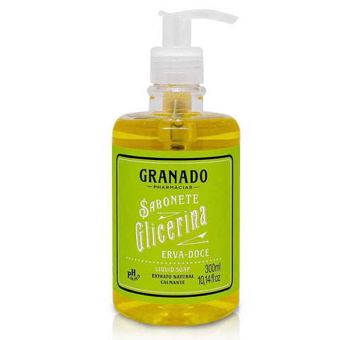 Sabonete Granado Glicerina Erva-Doce, Líquido, 1 Unidade Com 300Ml