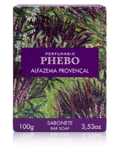 Sabonete Phebo Alfazema Provençal Barra, 1 Unidade Com 100G