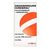 Organoneuro Cerebral  100mg + 100mg + 25mg + 10mg + 5mcg - 100 Unidades - Comprimido