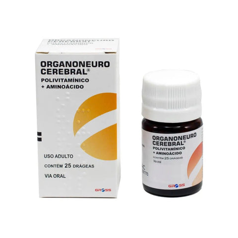 Polivitamínico Organoneuro Cerebral   25 Unidades - Comprimido