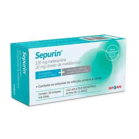 Sepurin  120mg + 20mg - 20 Unidades - Comprimido