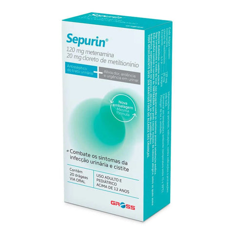 Sepurin  120mg + 20mg - 20 Unidades - Comprimido