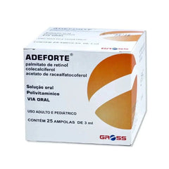 Vitamina D Adeforte  10.000UI - 25 x 3 mL - Gotas