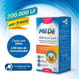 Vitamina D Mildê  1.000UI - 10 mL - Solução