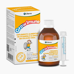 Polivitamínico Grow Imune Infantil  100 mL - Solução - Sabor Abacaxi
