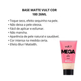 Base Matte Vult Mega Cor 180 26ml