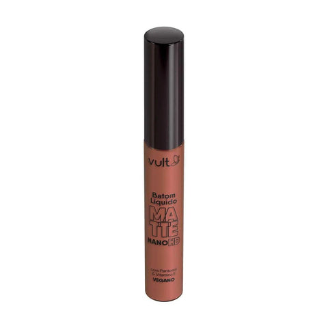 Batom Líquido Matte Vult Nano Hd Castanho Claro 5ml
