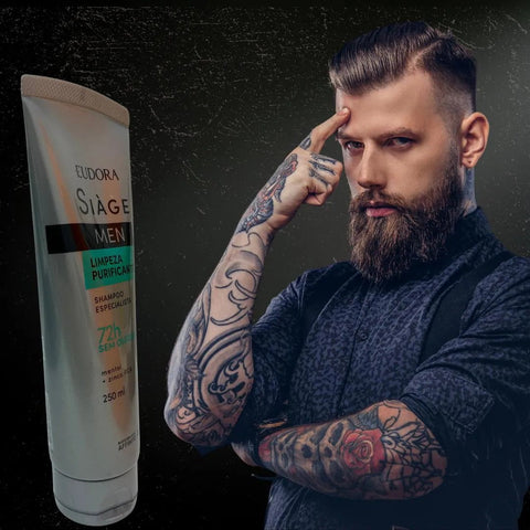 Eudora Shampoo Especialista Siàge Men Limpeza Purificante 250ml