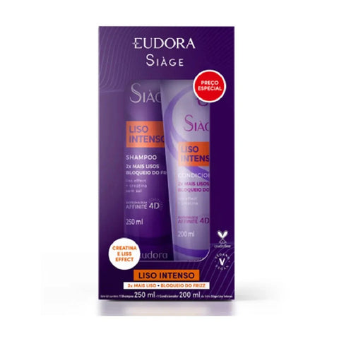 Kit Siage Liso Inte Shampoo 250 + Condicionador 200ml