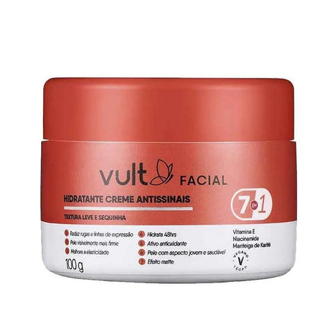 Kit Vult Creme Antissinais 100g + Balm Labial Melancia 3,5g
