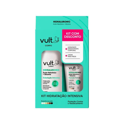 Kit Vult Hidratação Intensa - Hidratante Corporal + Creme Para Mãos
