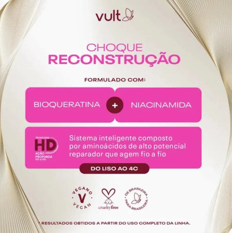 Leave-In Spray Vult Cabelos Choque de Reconstrução 100ml