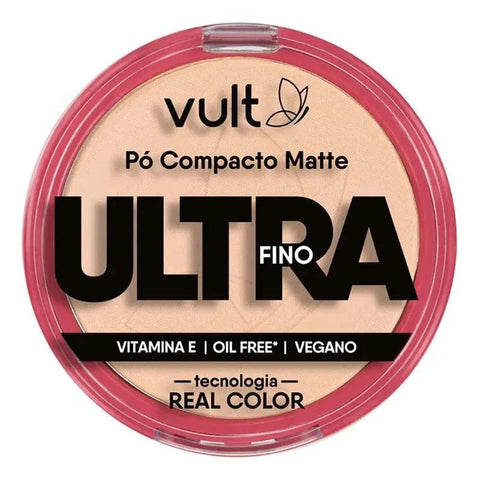 Pó Compacto Matte Ultrafino V410 Vult 9g