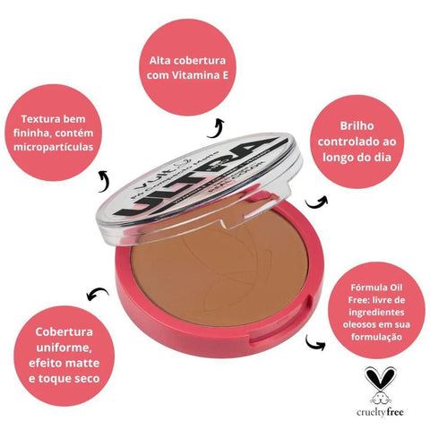 Pó Compacto Matte Vult Ultrafino V460 9g