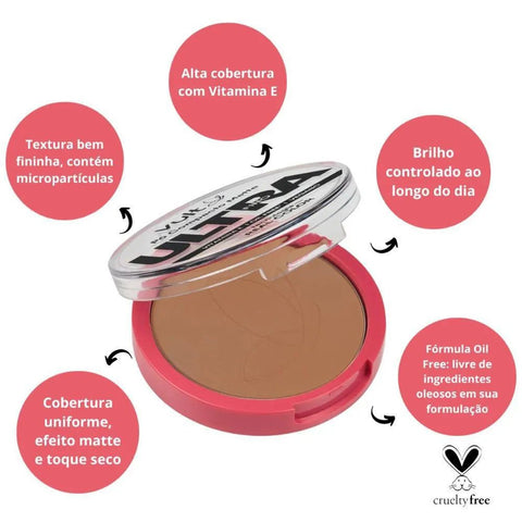 Pó Compacto Matte Vult Ultrafino V470 9g