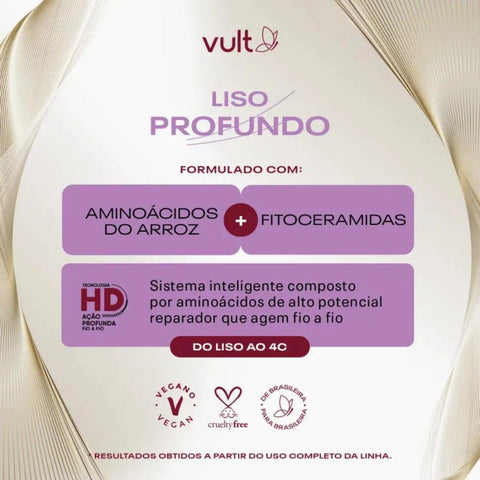 Shampo Vult Liso Profundo 350ml