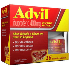 Advil  400mg - 16 Unidades - Cápsula