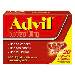 Advil  400mg - 8 Unidades - Cápsula