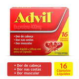 Advil Extra Alivio  400mg - 16 Unidades - Cápsula