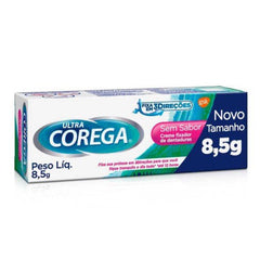 Creme Fixador de Dentadura Corega Ultra Sem Sabor, 1 Unidade Com 8,5G