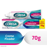 Creme Fixador de Dentadura Ultra Corega Tripla Ação Sem Sabor 70g