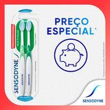 Escova de Dente Sensodyne Multi Proteção Macia, Branca Com 2 Unidades