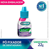 Fixador Para Dentadura Corega Em Pó, 1 Unidade Com 22G