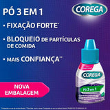 Fixador Para Dentadura Corega Em Pó, 1 Unidade Com 22G