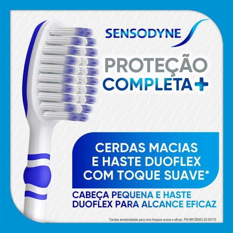 Kit Escova de Dente Sensodyne Proteção Completa+ Macia 2 Unidades