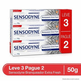 Pasta de Dente Sensodyne Branqueador Extra Fresh  3 x 50 g