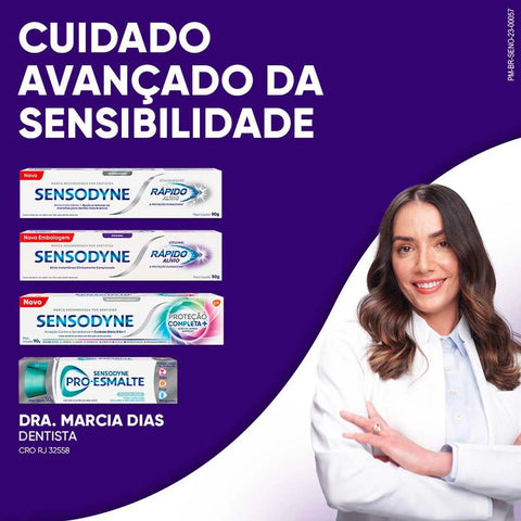 Pasta de Dente Sensodyne Proteção Completa+ 140g