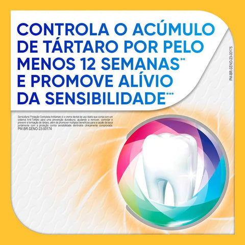 Pasta de Dente Sensodyne Proteção Completa Antitártaro 90g