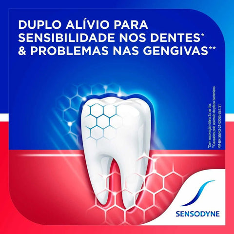Pasta de Dente Sensodyne Sensibilidade & Gengivas  Whitening - 100 g