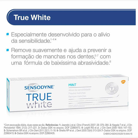 Pasta de Dente Sensodyne True White  100 g