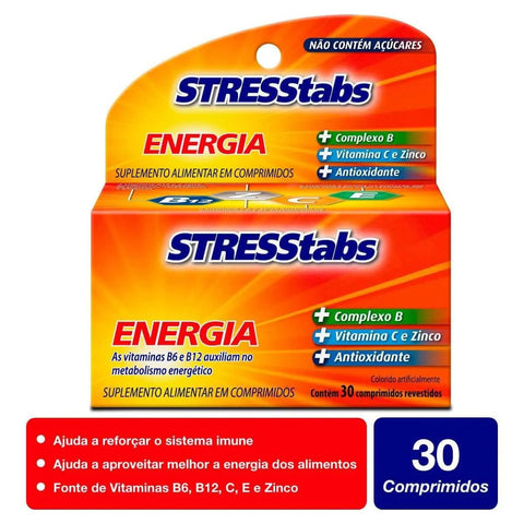 Polivitamínico Stresst  Comprimidos - 30 Unidades