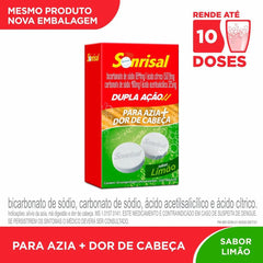 Sonrisal  Sabor Limão - 2 Unidades - Comprimido (A1)