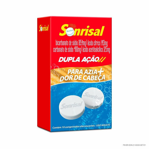 Sonrisal  Sabor Tradicional - 10 Unidades - Comprimido