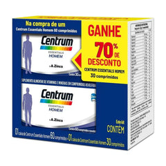Polivitamínico Centrum Essentials Homem  90 Unidades - Comprimido