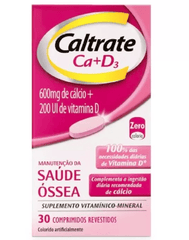 Caltrate Ca+D3  200UI - 30 Unidades - Comprimido