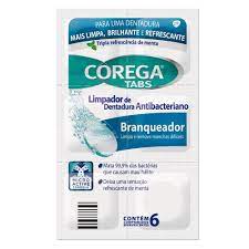 Corega Tabs Whitening  60 Unidades - Cápsula
