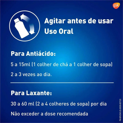 Leite de Magnésia Eno  Hortelã - 350 mL - Solução