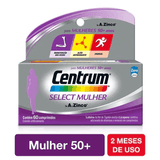 Polivitamínico Centrum Select Mulher  60 Unidades - Comprimido