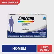 Polivitamínico Centrum Essentials Homem  30 Unidades - Comprimido